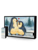 Mr. & Mrs. Panda Befüllbarer Adventskalender Pinguin umarmen Des... in Weiß