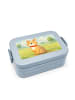 Mr. & Mrs. Panda Bento Box Hund Glück Design ohne Spruch in Blau Pastell