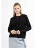 DreiMaster Damen Strickjacke Mit Knöpfen in Schwarz