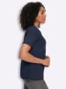 Sieh an! Rundhals-Shirt in marine-grau