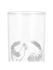 Mr. & Mrs. Panda Blümchentailglas Huhn Stolz ohne Spruch in Transparent