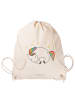 Mr. & Mrs. Panda Sportbeutel Einhorn Nacht ohne Spruch in Creme
