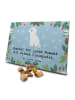 Mr. & Mrs. Panda Adventskalender Hund Kleinpudel Moment mit Spruch in Eisblau