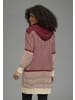 Kangaroos Kapuzenstrickjacke in bordeaux