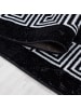 Teppich Boss Kurzflor Teppich Pago Schwarz