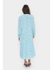 SAINT TROPEZ Kleid EdaSZ Lockere Passform in Ethereal Blue Leomania