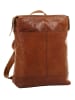 SPIKES & SPARROW Rucksack echt Leder in cognac