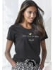 Vivance Active Pyjamaoberteil in schwarz
