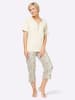 WITT WEIDEN Schlafanzug in champagner-bedruckt
