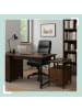 relaxdays Beistelltisch in Braun/ Schwarz - (B)36 x (H)61 x (T)60 cm
