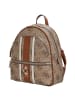 Guess Erenia Large - Rucksack 34 cm (coal logo) in latte logo