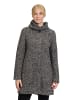 Gil Bret Wolljacke mit Stehkragen in Taupe/Black