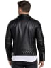 Reichstadt Echtleder Jacke in Black