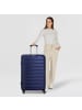 Franky London 4 Rollen Trolley L 74 cm mit Dehnfalte dark blue