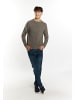 MO Herren Pullover in Hellgrau Melange