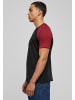 Urban Classics T-Shirts in blk/burgundy