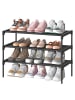 SONGMICS Schuhregal Rylan in Schwarz - (B)62.3 x (H)53.5 x (T)29.7 cm