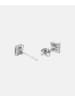 Diamant L'éternel Ohrstecker aus 375 Weißgold mit Diamant