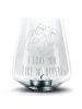 Mr. & Mrs. Panda Glas Kerzenhalter Otter Hände halten mit Spruch in Transparent