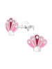 schmuck23 Silber Ohrringe 925 Muschel 0,7 cm x 0,8 cm