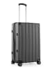 Hauptstadtkoffer Q-Damm - Mittelgroßer Reisekoffer Hartschale Trolley, TSA, in Graphite