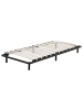 Beliani Freistehender Lattenrost COMBOURG in Schwarz - (W) 90 x (H) 18 x (L) 200 cm