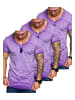 Amaci&Sons T-Shirts 3er-Pack 3. SAN FRANCISCO in (3x Lila)
