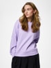 Pieces Sweatshirt in Pastel Lilac