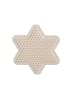 Nabbi BioBeads Stiftplatte Stern, 9 cm, weiß - ab 5 Jahren