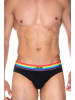 Oboy Slip U134 RAINBOW in schwarz