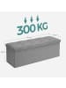 SONGMICS Sitzbank Minota in Hellgrau - (B)110 x (H)38 x (T)38 cm