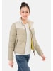 Camel Active Kurze Pufferjacke aus recyceltem Polyester in Beige