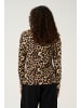 Cream Langarm-Shirt CRLeoa Feminine in Big Animal Spots