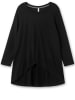 sheego Longshirt in schwarz