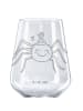 Mr. & Mrs. Panda Rotwein Glas Spinne Agathe Party ohne Spruch in Transparent