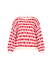 myMo Sweater in red multicolor
