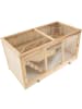 tectake Nagerkäfig Goldie 95 x 50 x 50 cm, braun