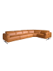Angel Cerdá Relax-Ecksofa 6263 in Braun / Schwarz – (B)310 x (H)310 x (T)97 cm