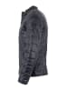 Bugatti Stepplederjacke Lammnappa in Navy