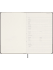 Moleskine Undatierter Wochen Notizkalender in Schwarz