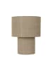 näve Tischleuchte "FLUFFY" in beige - (L)23 cm x (B)23 cm x (H)31 cm