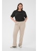 KAFFE curve Strickpullover KClizzy Regular fit in Black/FeatherGreyMel. Narrow