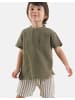 Denokids Set Striped Muslin in OLIV