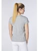 Polo Sylt T-Shirt mit Logo-Akzent in Grau