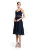 Vera Mont Cocktailkleid mit Wasserfallausschnitt in Night Sky