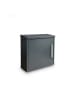 relaxdays Briefkasten in Anthrazit - (B)33 x (H)35 x (T)12 cm