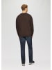 QS Sweatshirt in 89D0_dunkelbraun