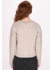 DreiMaster Vintage Damen Cardigan in Hellbraun Melange