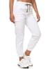 Tazzio Cargohose "F600" - Regular Fit - in Weiß