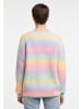 myMo Damen Strickpullover in Regenbogen Mehrfarbig